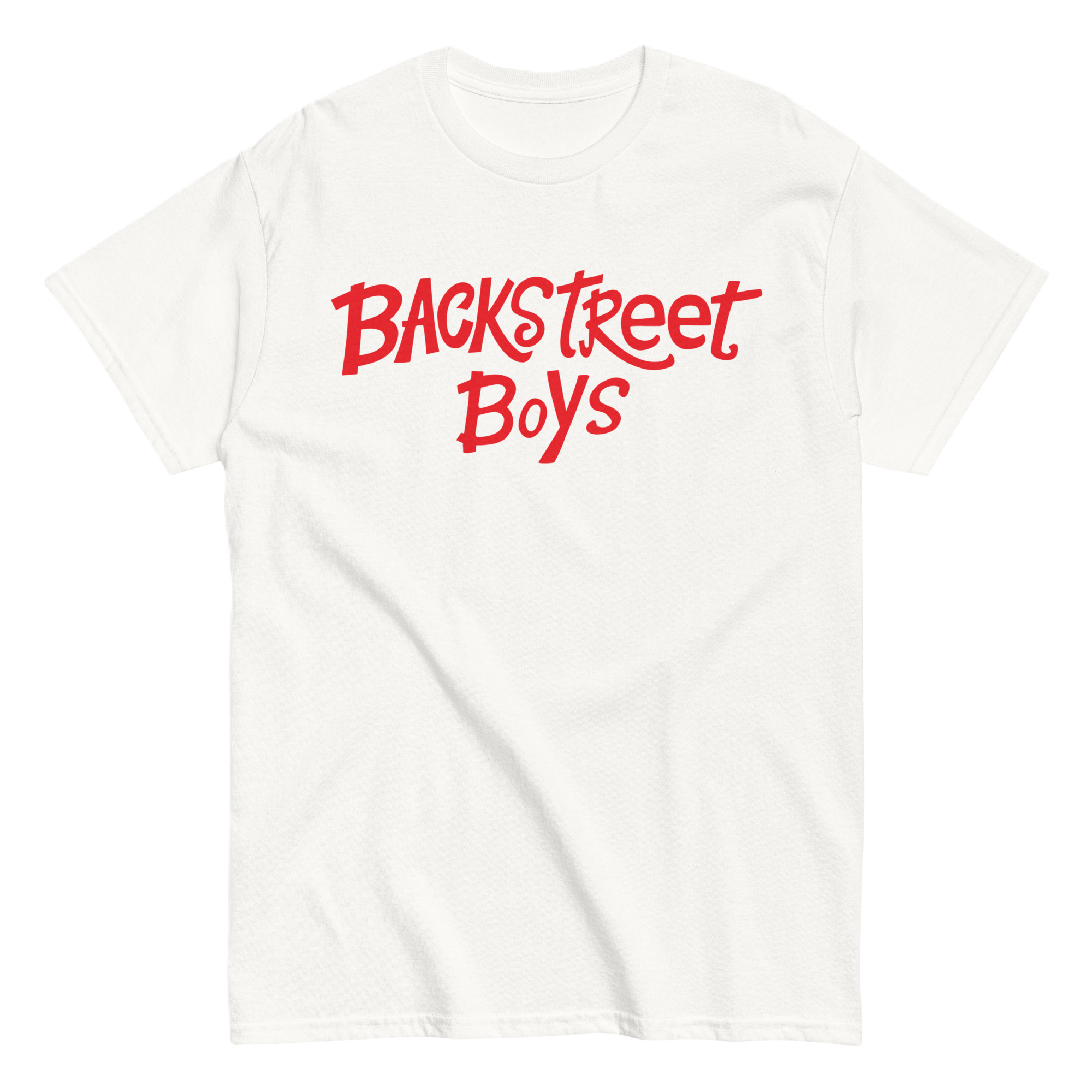 Classic Red Logo White Tee