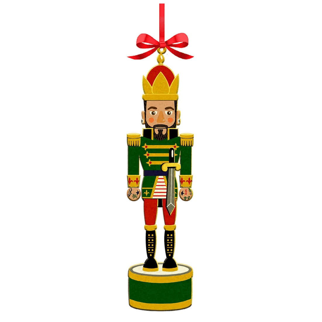 AJ Felt Ornament