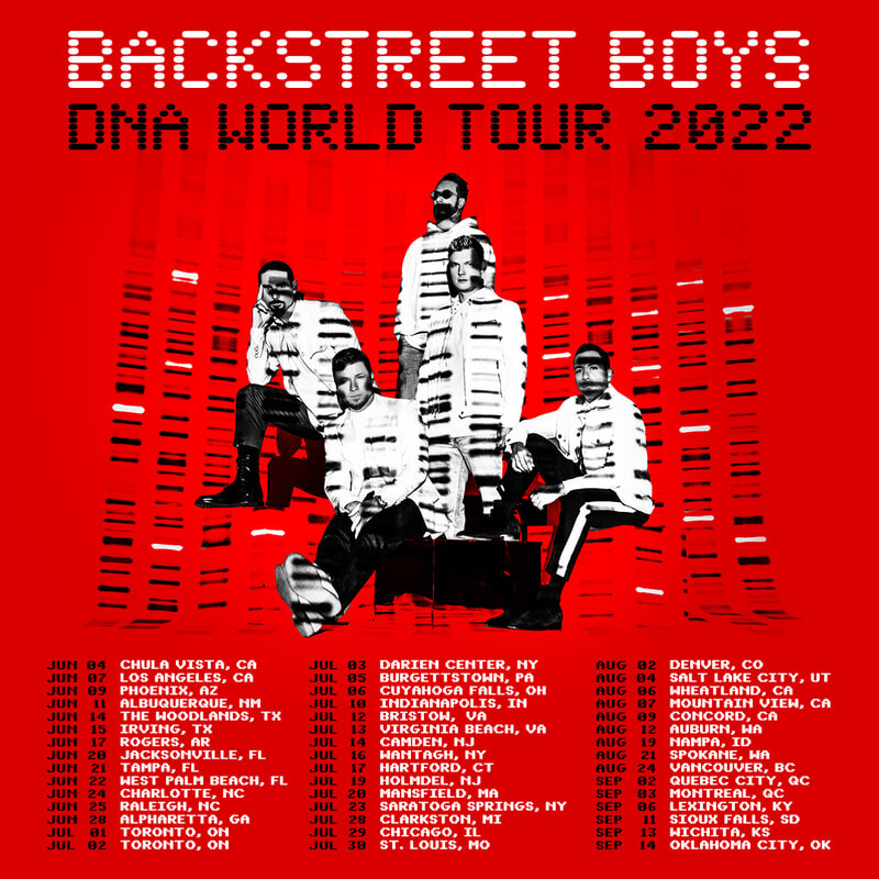 Update Regarding US/Canada Leg Of The DNA World Tour