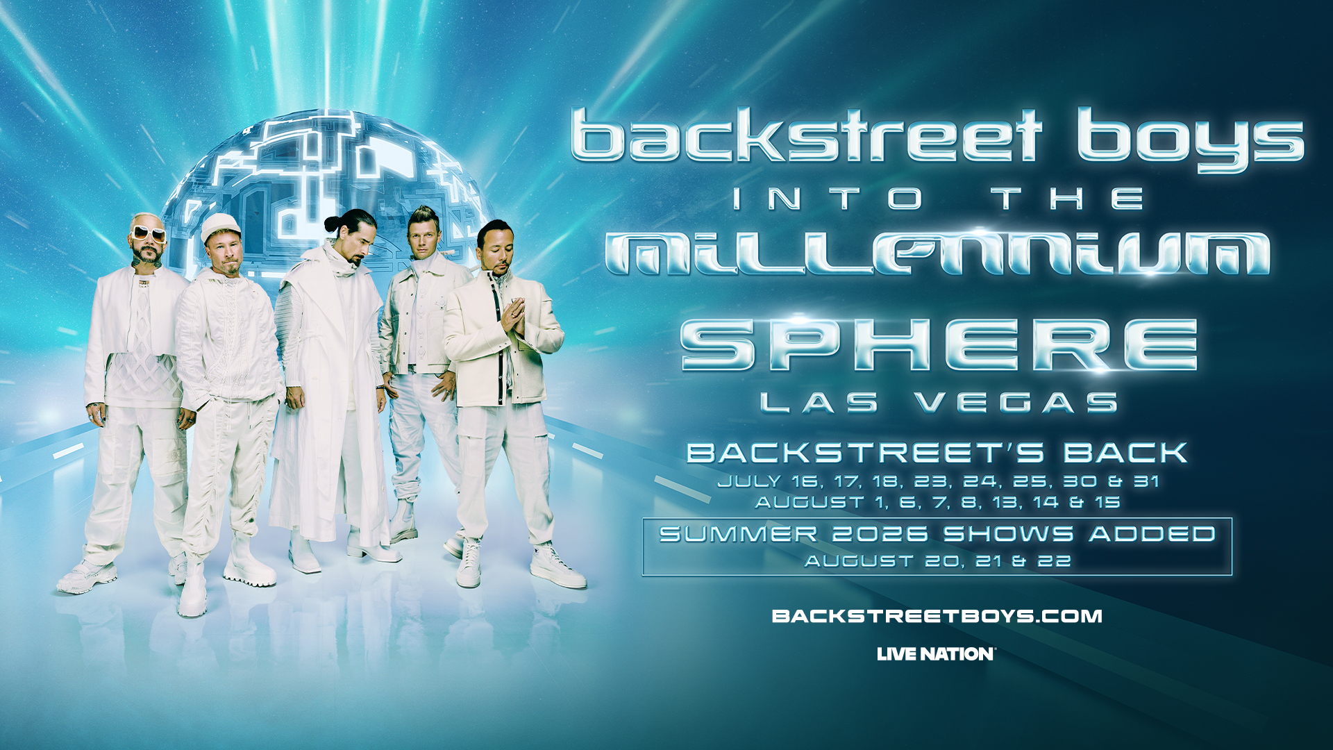 static outdoor concertvision backstreetboys sphere